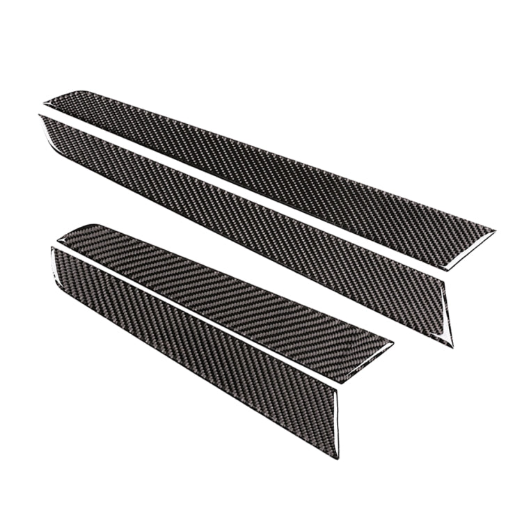 4 PCS Car Door Panel Carbon Fiber Decorative Sticker for Mercedes-Benz W204 2007-2013 - Car Interior Mouldings by buy2fix | Online Shopping UK | buy2fix