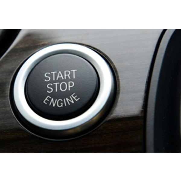Car Start Stop Engine Button Switch Replace Cover 61319153832 for BMW 5 / 6 / 7 Series F Chassis without Start and Stop 2009-2013 (Black) - Car Switches by buy2fix | Online Shopping UK | buy2fix