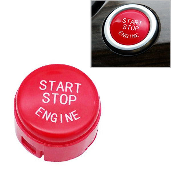 Car Start Stop Engine Button Switch Replace Cover 61319153832 for BMW 5 / 6 / 7 Series F Chassis without Start and Stop 2009-2013(Red) - Car Switches by buy2fix | Online Shopping UK | buy2fix