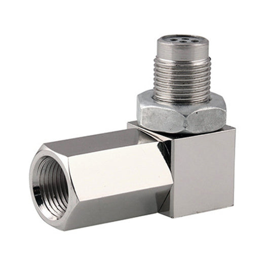 90 Degree Car Oxygen Sensor Spacer Engine Light CEL Check Bung Mini Catalytic Converter M18 x 1.5 - Engine Fittings by buy2fix | Online Shopping UK | buy2fix