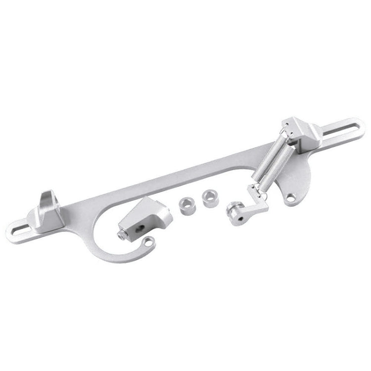 Car Modification Throttle Base Cable Base Section Aluminum Alloy Throttle Cable(Silver) - Engine Fittings by buy2fix | Online Shopping UK | buy2fix