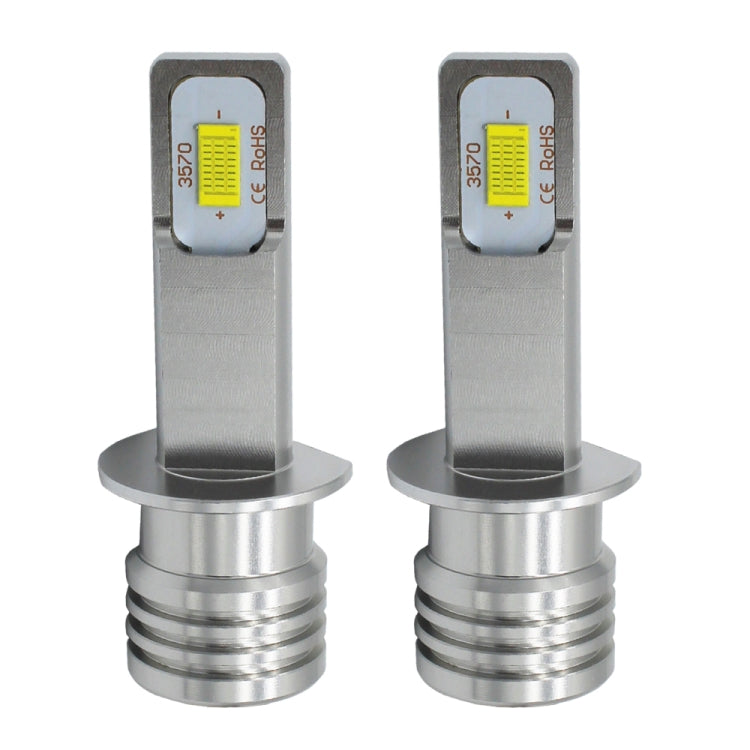 2 PCS H1 72W 1000LM 6000-6500K Super Bright Car Fog Light LED Bulbs, DC 12-24V(Yellow Light) - Fog / Driving Lights by buy2fix | Online Shopping UK | buy2fix