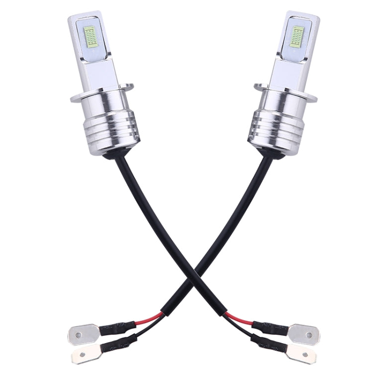 2 PCS H3 72W 1000LM 6000-6500K Super Bright Car Fog Light LED Bulbs, DC 12-24V(Ice Blue Light) - Fog / Driving Lights by buy2fix | Online Shopping UK | buy2fix