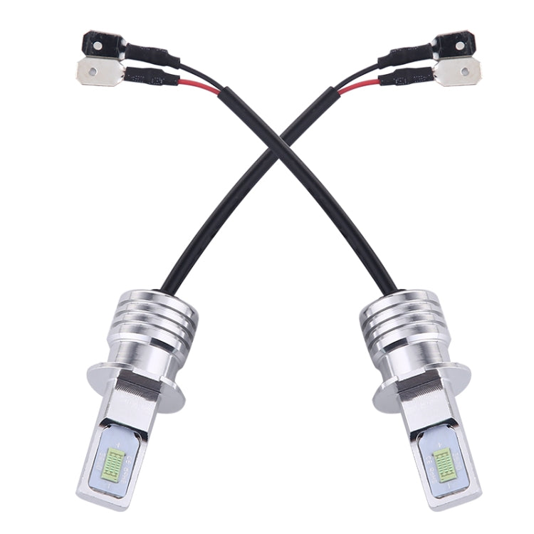 2 PCS H3 72W 1000LM 6000-6500K Super Bright Car Fog Light LED Bulbs, DC 12-24V(Ice Blue Light) - Fog / Driving Lights by buy2fix | Online Shopping UK | buy2fix