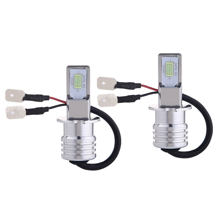 2 PCS H3 72W 1000LM 6000-6500K Super Bright Car Fog Light LED Bulbs, DC 12-24V(Ice Blue Light) - Fog / Driving Lights by buy2fix | Online Shopping UK | buy2fix