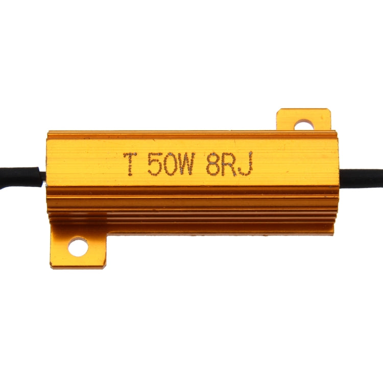 2 PCS Car Canbus Error Canceller Decoder Load Resistor LED 50W 8 Ohm No Blinking Decoder - Headlight Ballast by buy2fix | Online Shopping UK | buy2fix