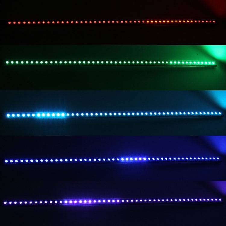 5050 20W 48 LED RGB Car Truck Remote Colorful Knight Rider LED Strobe Scanner Flash Strip Light, DC 12V Cable Length: 130cm(Colorful Light) - Decorative Lights by buy2fix | Online Shopping UK | buy2fix
