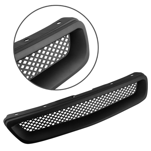 Car Front Racing Front Grille Grid ABS Insect Net for Honda Civic 1996-1998 by buy2fix