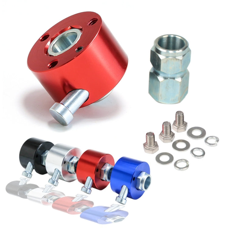 Universal Aluminum Car Steering Wheel Quick Release Disconnect Hub 3/4 inch Shaft Size(Blue) by buy2fix