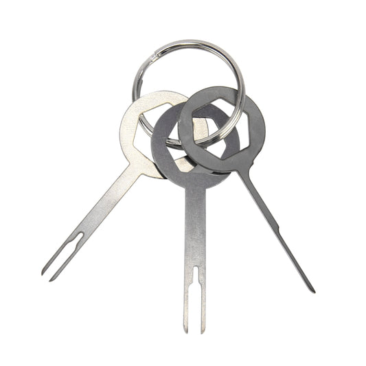 3 PCS Auto Car Plug Circuit Board Wire Harness Terminal Extraction Pick Connector Crimp Pin Back Needle Remove Tool by buy2fix