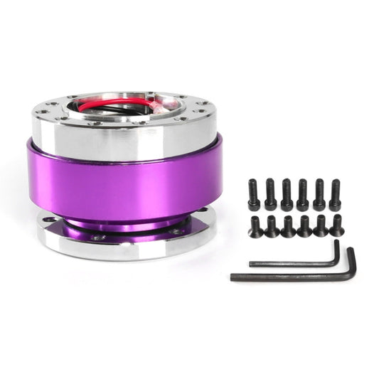 Universal 60mm Car Steering Wheel Quick Release HUB Racing Adapter Snap Off Boss Kit(Purple) - Other Tools by buy2fix | Online Shopping UK | buy2fix