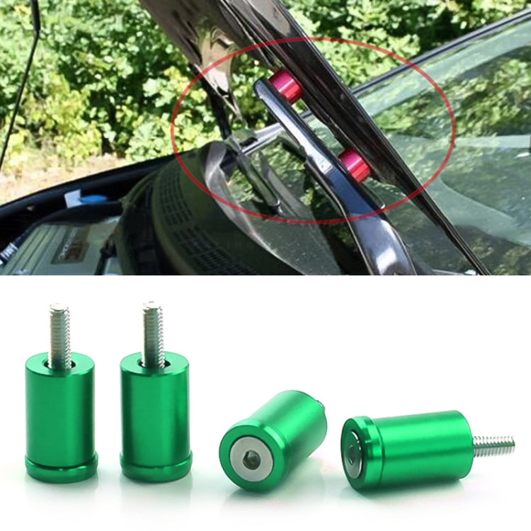 4 PCS Car Modified Isolation Column Engine Cover Blocked Up Screw Engine Turbine Ventilation Gasket Screw Washer (Green) - Nuts & Bolts by buy2fix | Online Shopping UK | buy2fix