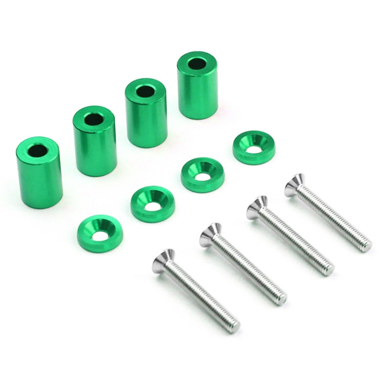4 PCS Car Modified Isolation Column Engine Cover Blocked Up Screw Engine Turbine Ventilation Gasket Screw Washer (Green) - Nuts & Bolts by buy2fix | Online Shopping UK | buy2fix