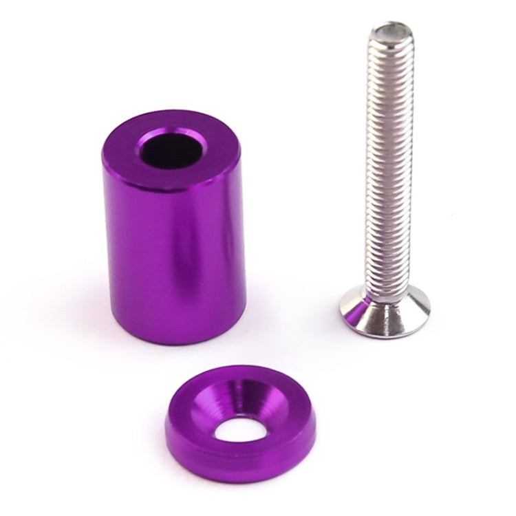 4 PCS Car Modified Isolation Column Engine Cover Blocked Up Screw Engine Turbine Ventilation Gasket Screw Washer (Purple) - Nuts & Bolts by buy2fix | Online Shopping UK | buy2fix