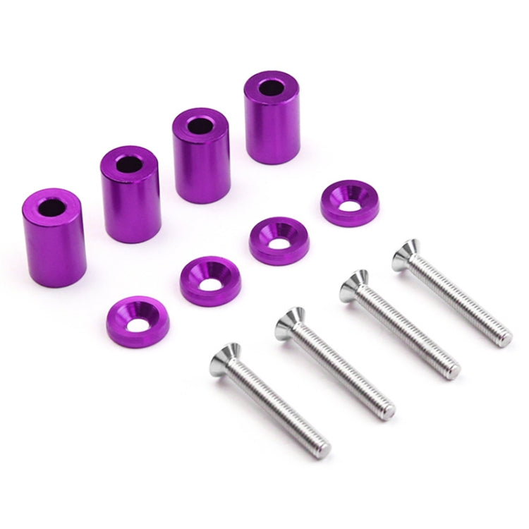 4 PCS Car Modified Isolation Column Engine Cover Blocked Up Screw Engine Turbine Ventilation Gasket Screw Washer (Purple) - Nuts & Bolts by buy2fix | Online Shopping UK | buy2fix