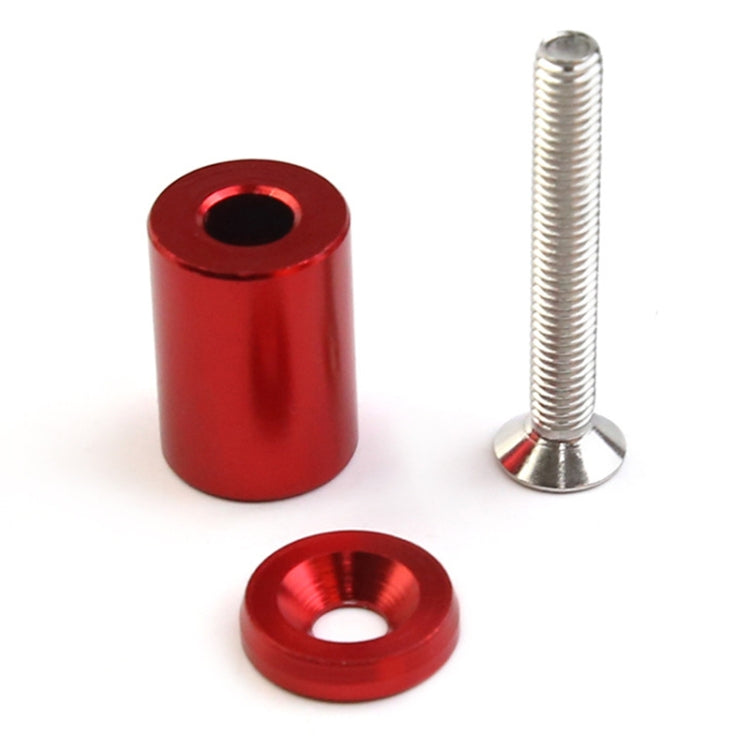 4 PCS Car Modified Isolation Column Engine Cover Blocked Up Screw Engine Turbine Ventilation Gasket Screw Washer (Red) - Nuts & Bolts by buy2fix | Online Shopping UK | buy2fix