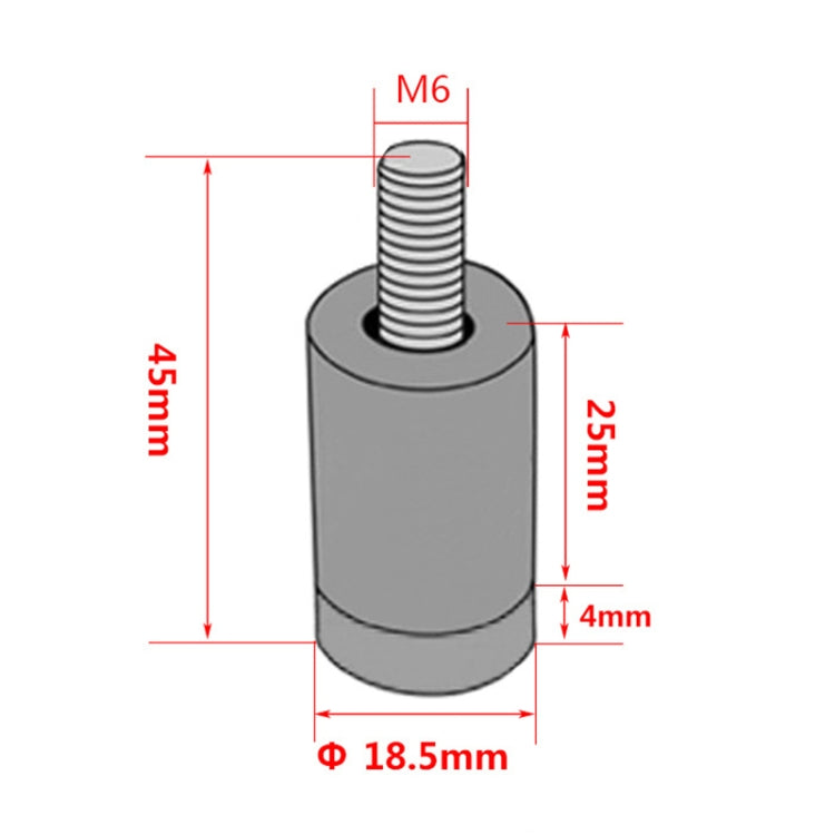 4 PCS Car Modified Isolation Column Engine Cover Blocked Up Screw Engine Turbine Ventilation Gasket Screw Washer (Red) - Nuts & Bolts by buy2fix | Online Shopping UK | buy2fix