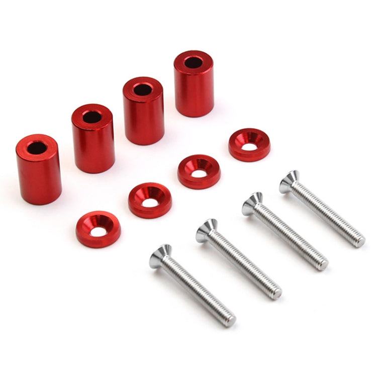 4 PCS Car Modified Isolation Column Engine Cover Blocked Up Screw Engine Turbine Ventilation Gasket Screw Washer (Red) - Nuts & Bolts by buy2fix | Online Shopping UK | buy2fix