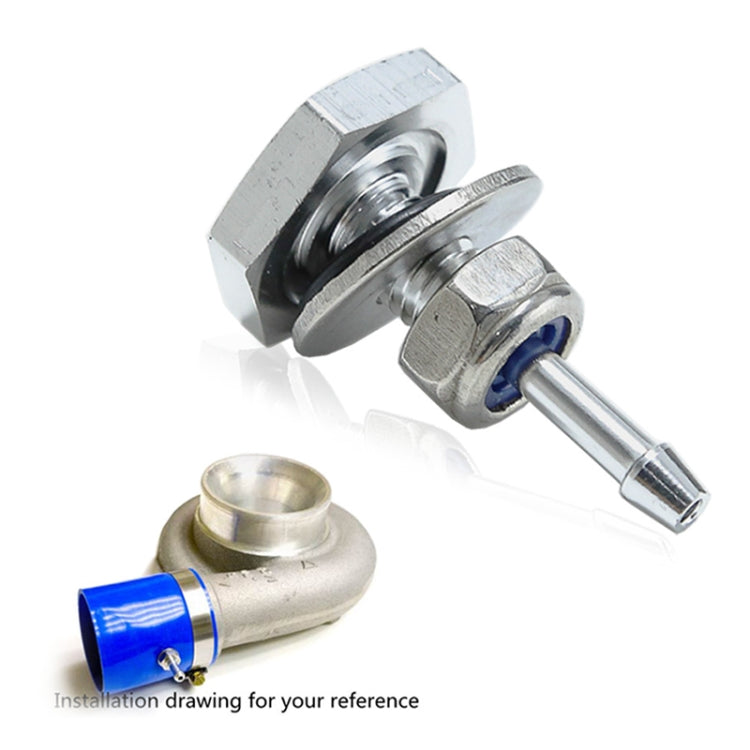 Car Modified Universal Turbocharger Silicone Pipe Boost Hose Nipple Turbo Vacuum Hose Detection Connector by buy2fix