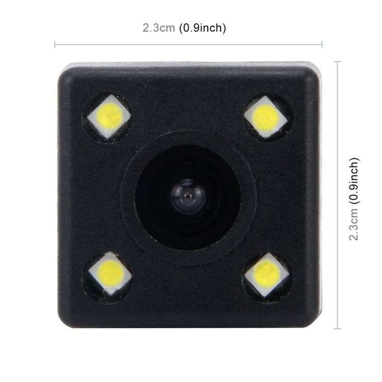 656x492 Effective Pixel HD Waterproof 4 LED Night Vision Wide Angle Car Rear View Backup Reverse Camera for Honda City 2014 - Rear View Cameras by buy2fix | Online Shopping UK | buy2fix