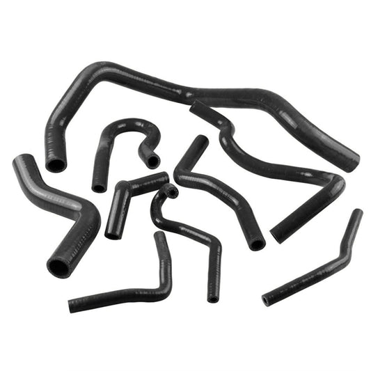 9 PCS Auto Silicone Radiator Hose Kit for Honda Civic D15 D16 EG EK 1992-2000(Black) by buy2fix