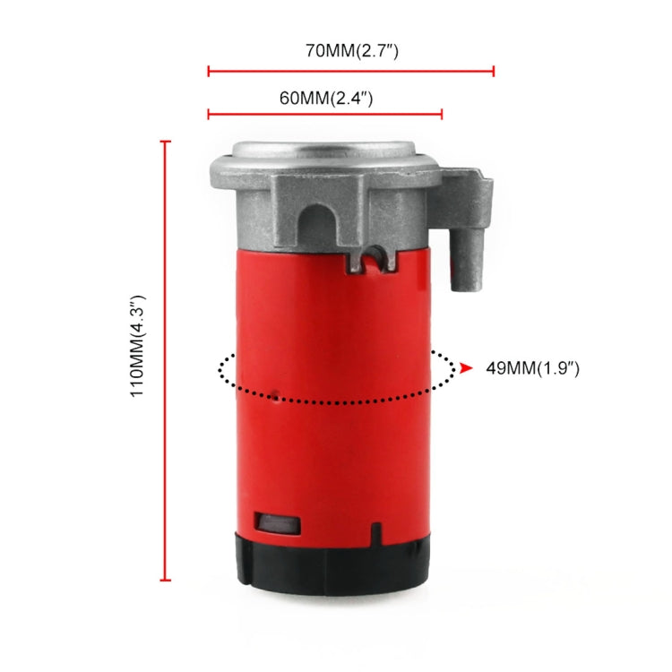 12V Portable Air Compressor for Air Horn Car Truck Vehicle - Inflatable Pump by buy2fix | Online Shopping UK | buy2fix