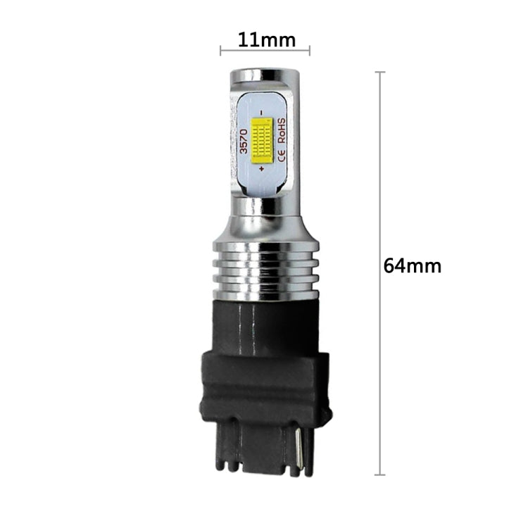 2 PCS 3156 72W 1000LM 6000-6500K Car Auto Turn Backup LED Bulbs Reversing Lights, DC 12-24V(Yellow Light) - Arrow Turn Lights by buy2fix | Online Shopping UK | buy2fix