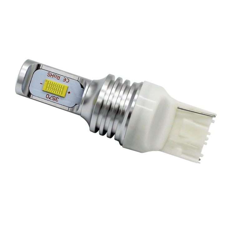 2 PCS T20/7440 72W 1000LM 6000-6500K Bright White Light Car Turn Backup LED Bulbs Reversing Lights, DC 12-24V (Yellow Light) - Arrow Turn Lights by buy2fix | Online Shopping UK | buy2fix