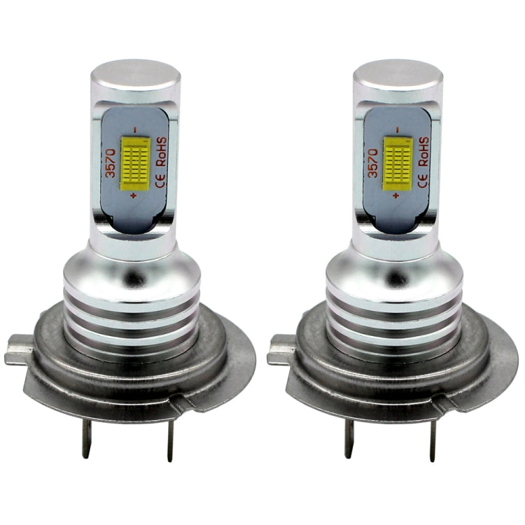 2 PCS H7 72W 1000LM 6000-6500K Super Bright White Light Car Fog LED Bulbs, DC 12-24V(Yellow Light) - Fog / Driving Lights by buy2fix | Online Shopping UK | buy2fix