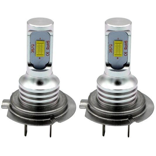 2 PCS H7 72W 1000LM 6000-6500K Super Bright White Light Car Fog LED Bulbs, DC 12-24V(Yellow Light) - Fog / Driving Lights by buy2fix | Online Shopping UK | buy2fix