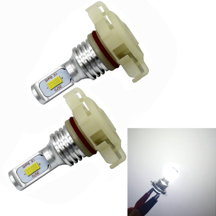2 PCS H16(EU) 72W 1000LM 6000-6500K Super Bright White Light Car Fog LED Bulbs, DC 12-24V(White Light) - Fog / Driving Lights by buy2fix | Online Shopping UK | buy2fix