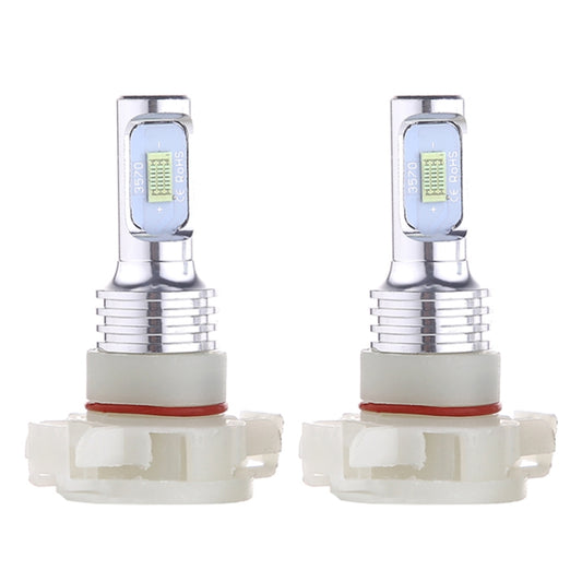 2 PCS H16(EU) 72W 1000LM 6000-6500K Super Bright White Light Car Fog LED Bulbs, DC 12-24V (Ice Blue Light) by buy2fix