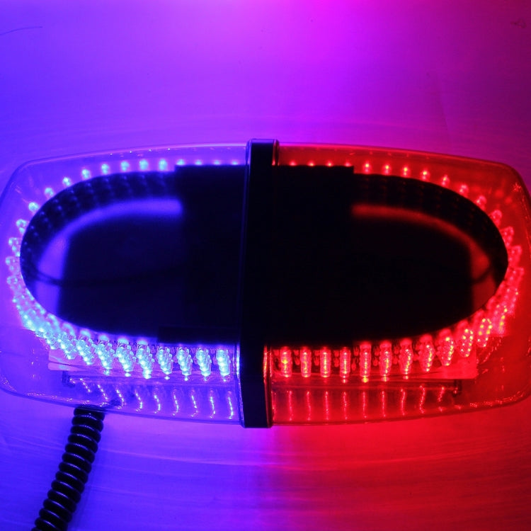 25W 240 LEDs Red Light + Blue Light Waterproof Strobe Light Dome Warning Light, DC 12V, Wire Length: 60cm - Warning Lights by buy2fix | Online Shopping UK | buy2fix