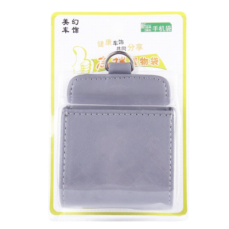Car Air Vent Mobile Cellphone Pocket Bag Pouch Box Storage Organizer Carrying Case(Grey) by buy2fix