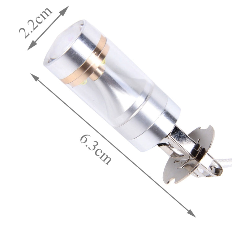 2 PCS H3 30W 350 LM 6000K White Light 6 LED Car Fog Light Bulb, DC 12V - Fog / Driving Lights by buy2fix | Online Shopping UK | buy2fix