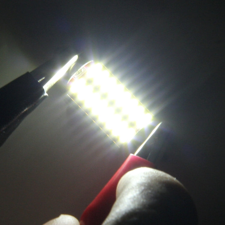 2 PCS DC 12V 3W 36MM Bicuspid Car Door Lamps Registration Mark light Dashboard Dome Door Lights LED Reading Lamp with 16 LED SMD 3014 Lights White by buy2fix