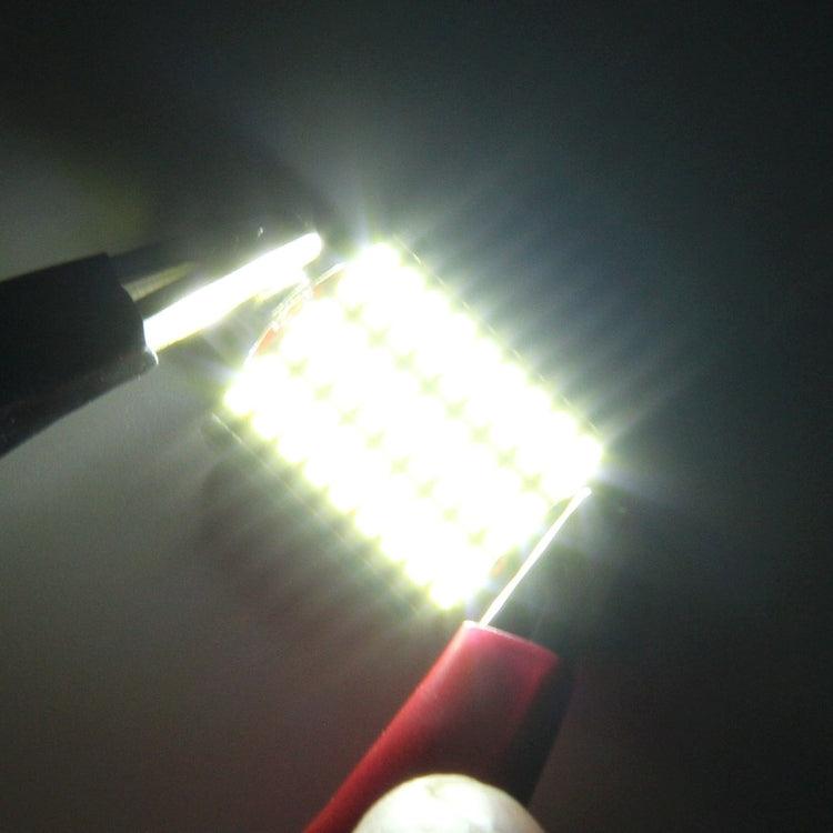 2 PCS DC 12V 6W 36MM Bicuspid Car Door Lamps Registration Mark light Dashboard Dome Door Lights LED Reading Lamp with 27 LED SMD 3014 Lights White by buy2fix