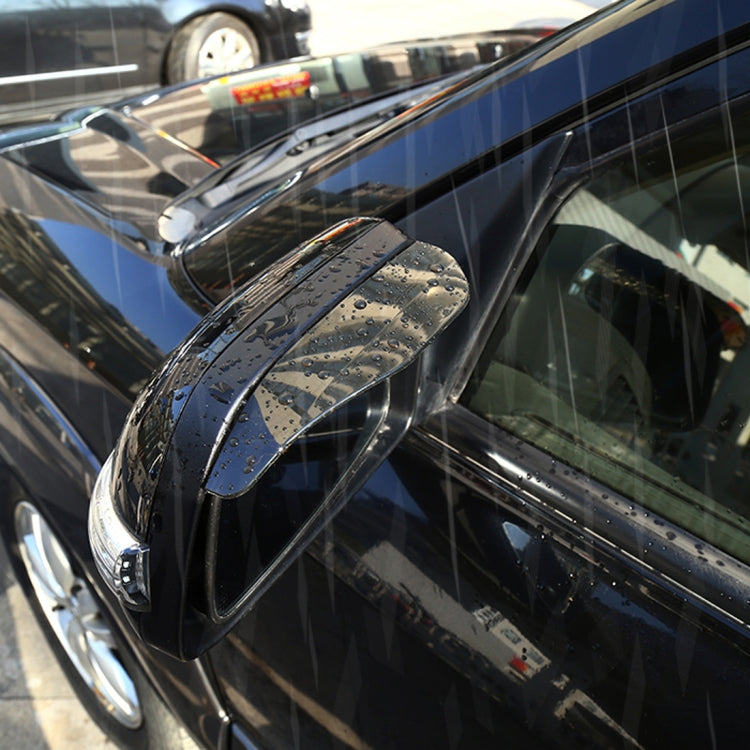 1 Pair Car Rearview Mirror Rain Blades Car Back Mirror Eyebrow Rain Cover Car Rearview Mirror Eyebrow Covers Flexible Protection Rainproof Decoration Accessories(Brown) by buy2fix