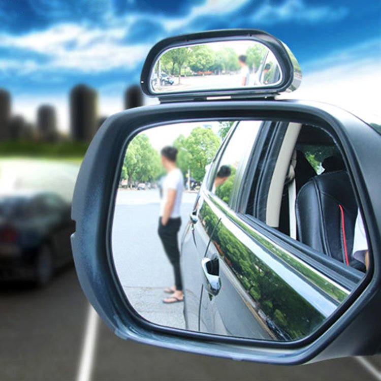 SHUNWEI Car Adjustable Blind Spot Mirror Wide Angle Auxiliary Rear View Side Mirror by SHUNWEI