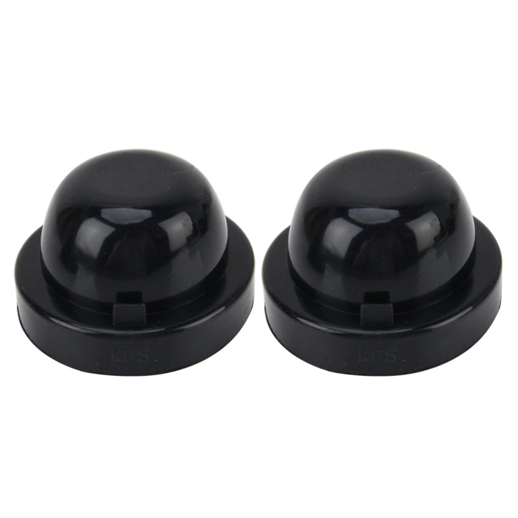 2 PCS K95 Universal Car LED Headlight HID Xenon Lamp Silicone Dust Cover Seal Caps Car Dust Cover Waterproof Dustproof Sealing Headlamp Cover for Car Retrofit, Inner Diameter: 9.5cm - Car Light Accessories by buy2fix | Online Shopping UK | buy2fix