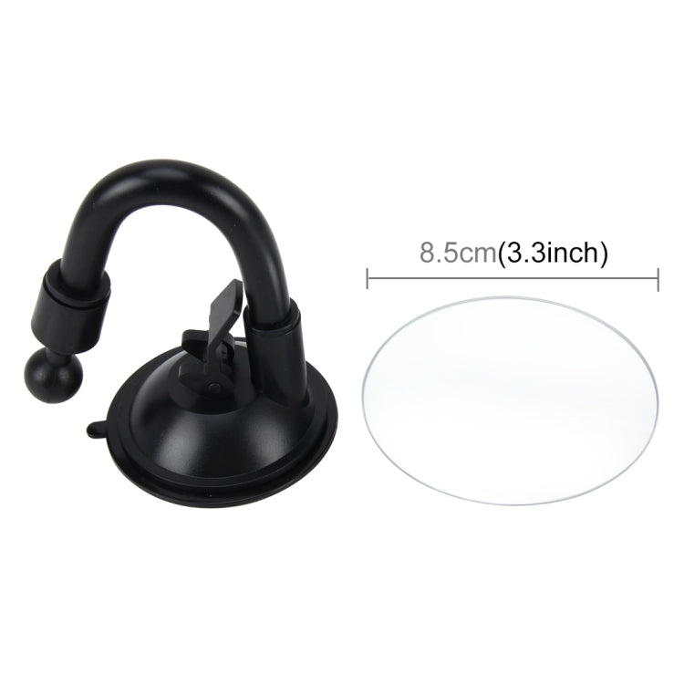 360 Degree Adjustable Car Interior Windshield Circular Blind Spot Mirror with Sucking Cup Holder - Interior Mirrors by buy2fix | Online Shopping UK | buy2fix