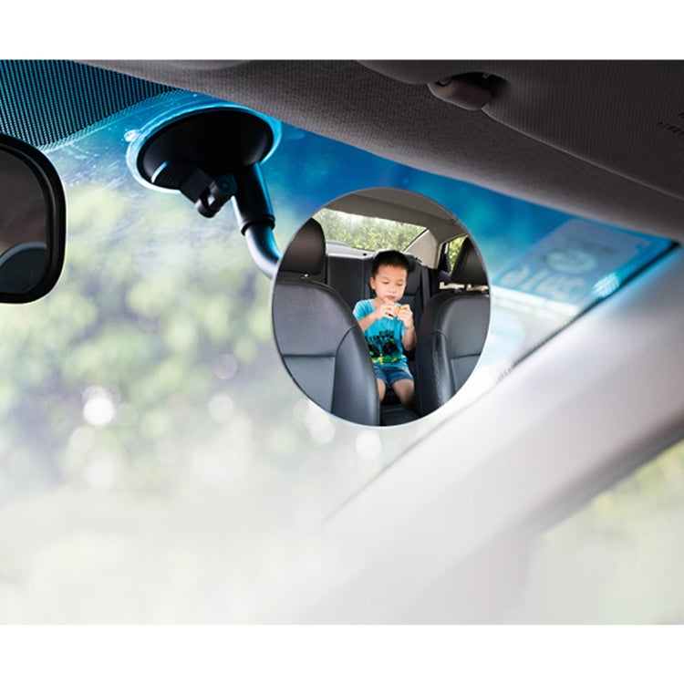 360 Degree Adjustable Car Interior Windshield Circular Blind Spot Mirror with Sucking Cup Holder - Interior Mirrors by buy2fix | Online Shopping UK | buy2fix