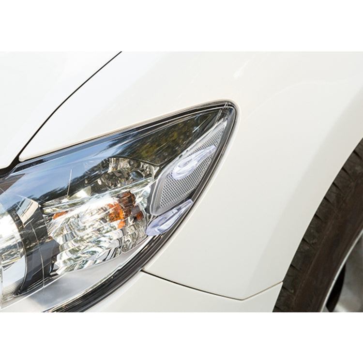 6 PCS Universal Resin Rear Spoiler Car Auto Rear Spoiler Exterior Rear Spoiler Kit Car Crash Strip Spoiler Routed Board Mute Rectifier Noise Reduction Spoiler(Transparent) by buy2fix