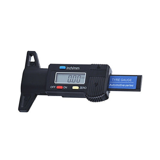 0-25mm Electronic Digital Tread Plan Refinding Rounds Refinding Outcome Exists Tread Tablets Type Gauge Depth Vernier Caliper Measuring Tools(Black) - Electronic Test by buy2fix | Online Shopping UK | buy2fix