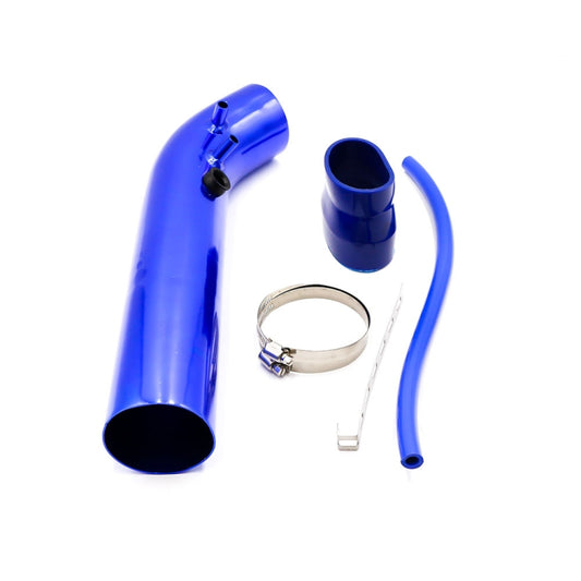 Universal Air Intakes Short Cold Racing Aluminium Air Intake Pipe Hose with Cone Filter Kit System(Blue) by buy2fix