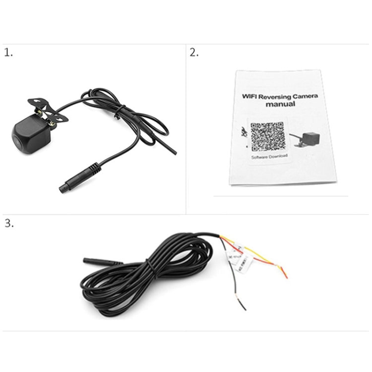 A2157 Car WiFi Reversing Rear View Large Wide-angle Starlight Night Vision Right Blind Spot Camera by buy2fix