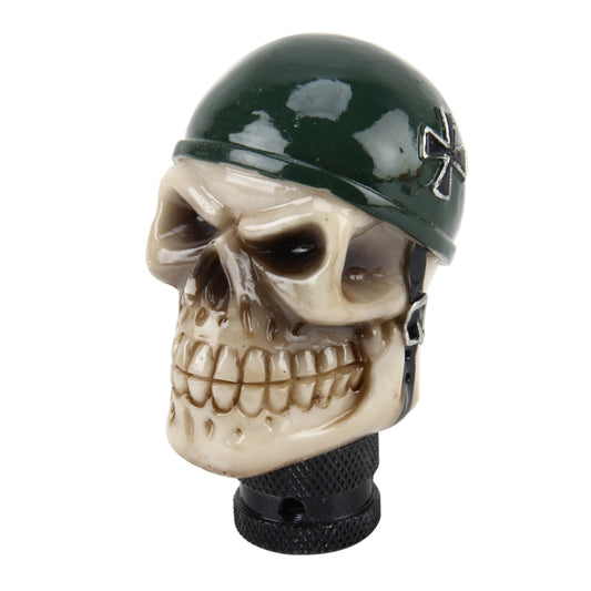 Universal Skull With A Hat Shape Car Gear Shift Knob Modified Car Gear Shift Knob Auto Transmission Shift Lever Knob Resin Gear Knobs by buy2fix