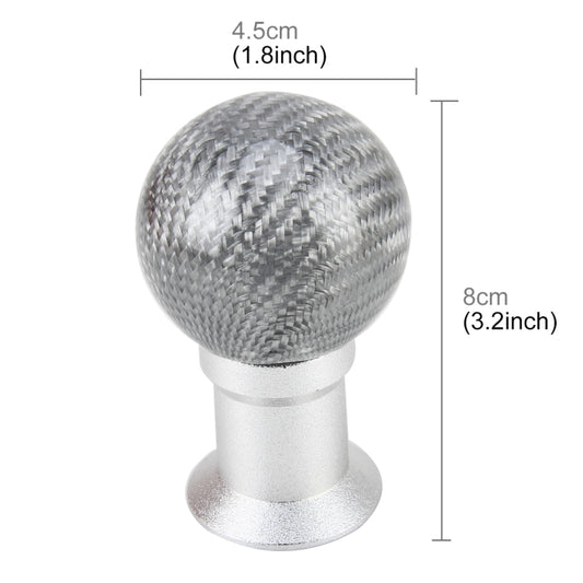 Universal Ball Shape Car Gear Shift Knob Modified Car Gear Shift Knob Auto Transmission Shift Lever Knob Carbon Lead Gear Knobs by buy2fix