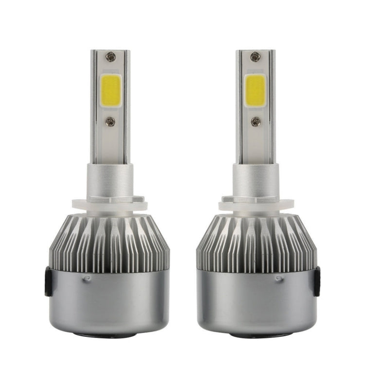 2pcs 880/881 18W 1800LM 6000K Waterproof IP68 Car Auto LED Headlight with 2 COB LED Lamps, DC 9-36V(White Light) - LED Headlamps by buy2fix | Online Shopping UK | buy2fix