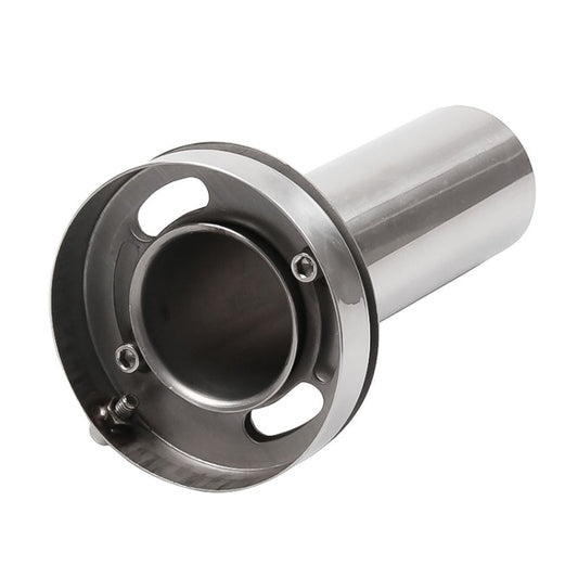 4.5 inch Universal Car 304 Stainless Steel Exhaust Pipe Muffler Adjustable Tail Muffler Tip by buy2fix